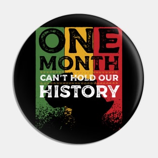 one month cant hold our history Pin