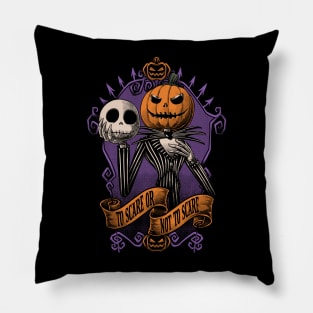 Scary Halloween Pumpkin - Skeleton Animation Gift Pillow