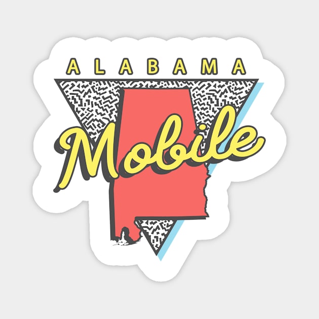 Mobile Alabama Triangle Magnet by manifest