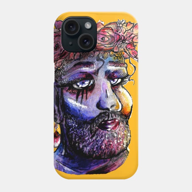 The Bearded Faerie Phone Case by Pizzakween