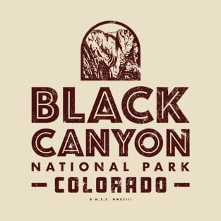 Black Canyon National Park - Brown T-Shirt