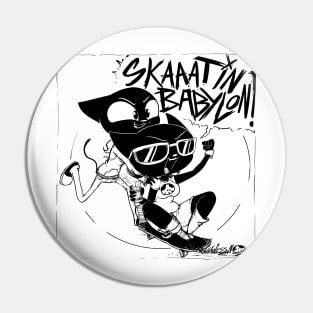 Skate Babylon Pin