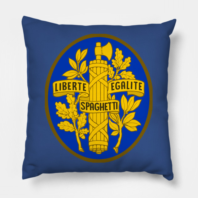 Liberte / Egalite / Spaghetti - Humorous Spoof French Slogan Design