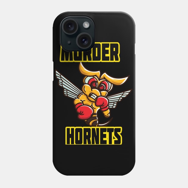 Funny Murder Hornets Tee - 2020 Bee Invasion, Graphic Tee Mens, Womens, Unisex, Wasp Bee's Asian Phone Case by wiixyou