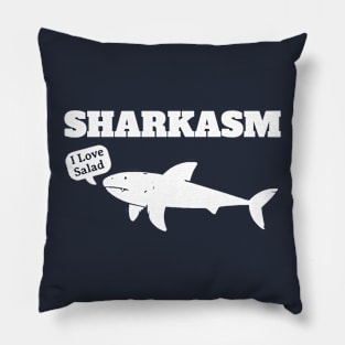 Sharkasm - I Love Salad Pillow