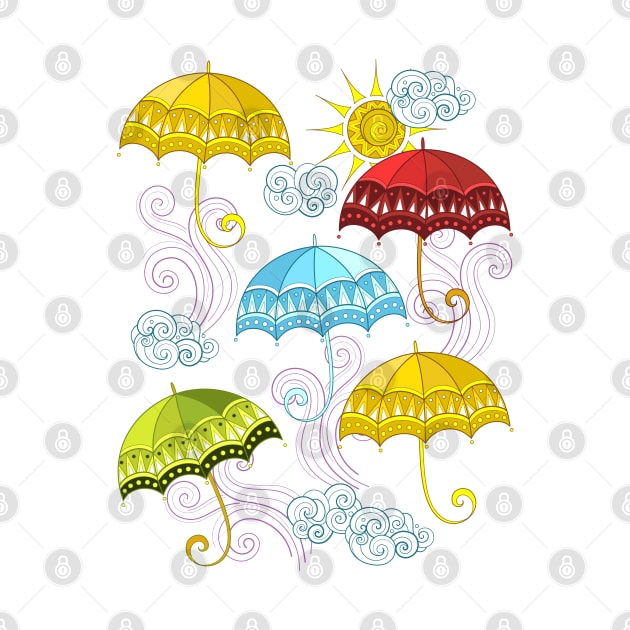 Fairytale Weather Forecast Print by lissantee