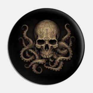 Eldritch Echoes - Vintage Tentacle Pin