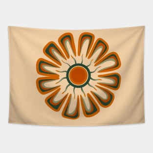 Boho, Floral, Minimalist Design Tapestry