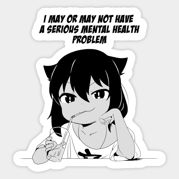 Schrodinger S Depression Manga Sticker Teepublic