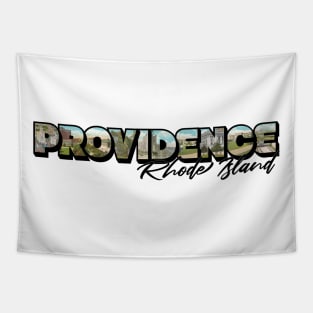 Providence Rhode Island Big Letter Tapestry