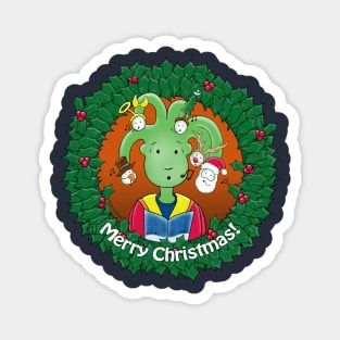 Little Medusa. Merry Christmas! Magnet