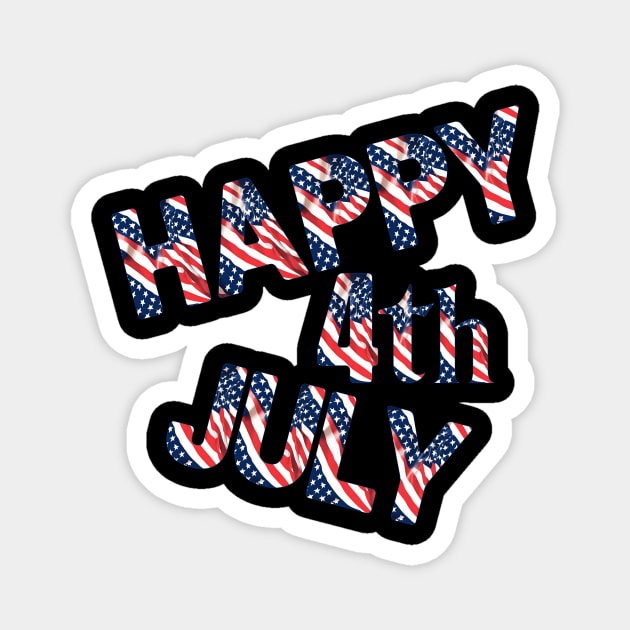 Happy 4th July Magnet by RDproject