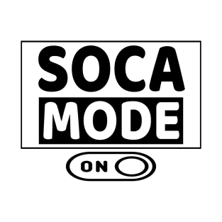 Soca Mode Brand Logo in Black Print - Soca Mode T-Shirt