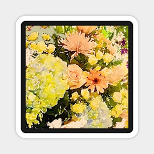 Springtime floral Magnet