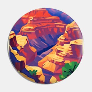 fauvism art of grand canyon usa Pin