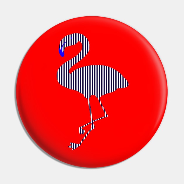 Flamingo pop art Pin by zeevana