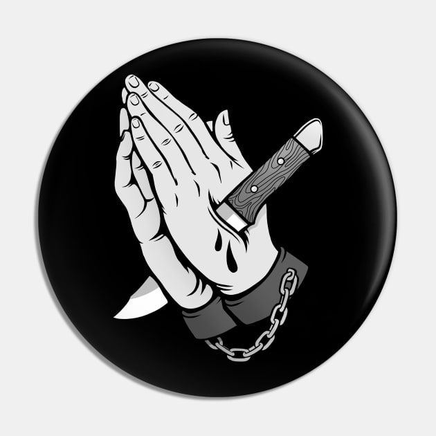 Pray for Mercy Pin by Deniart