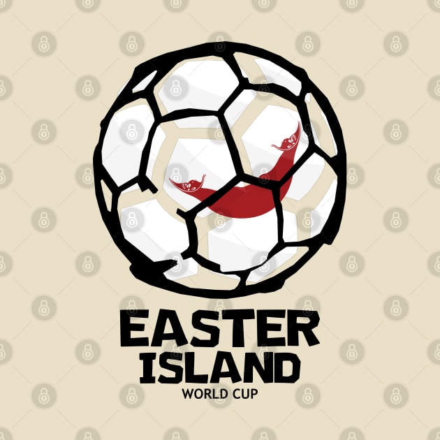 Easter Island Football Country Flag by KewaleeTee