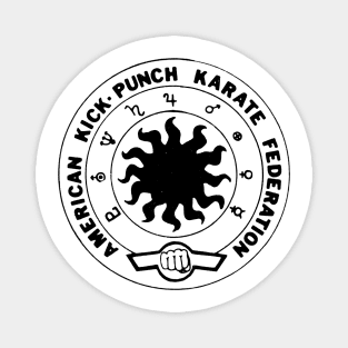 american kick punch karate federation Magnet