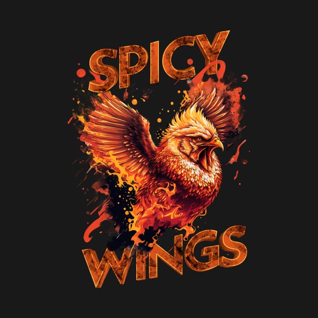 Spicy Wings (Dark Shirts) by TreemanMorse