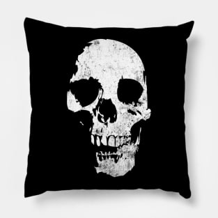 Grunge Skull Pillow