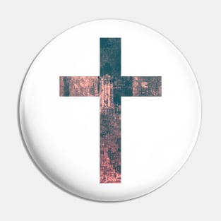 City Easter Cross Design Pin