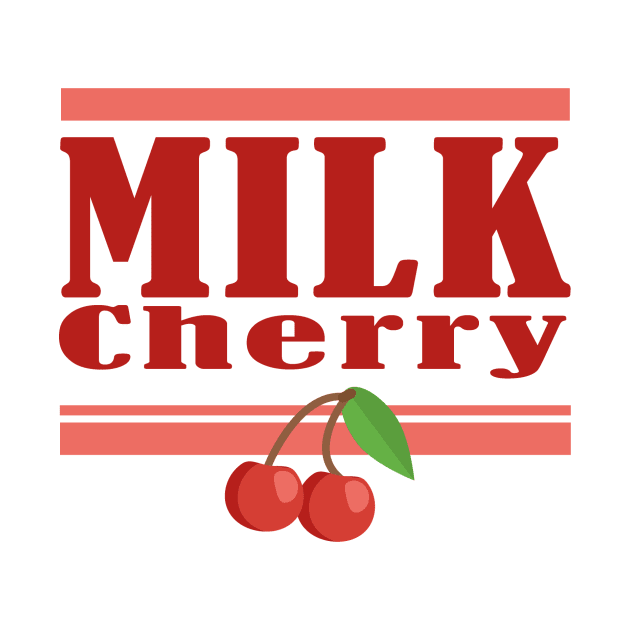 HARAJUKU KAWAII CHERRY MILK DESIGN FUN KOREAN ANIME by Chameleon Living