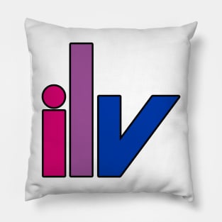 ilv Bisexual Pride Pillow