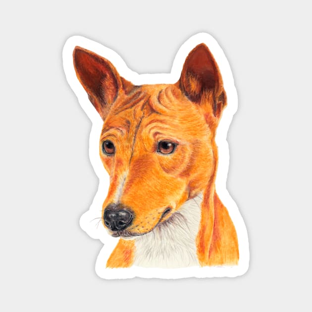 Basenji Magnet by doggyshop