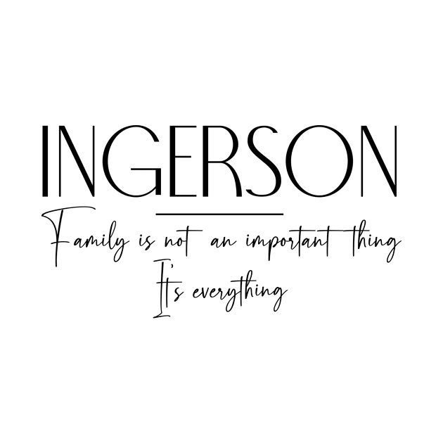 Ingerson Family, Ingerson Name, Ingerson Middle Name by Rashmicheal