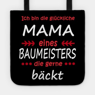 Muttertag Mama Geburt Baby Sohn Backen Tote