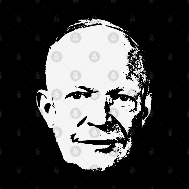 Dwight D. Eisenhower Minimalistic Pop Art by Nerd_art