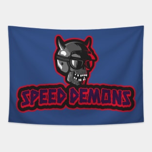 Speed Demons Gaming Design T-shirt Coffee Mug Apparel Notebook Sticker Gift Mobile Cover Tapestry