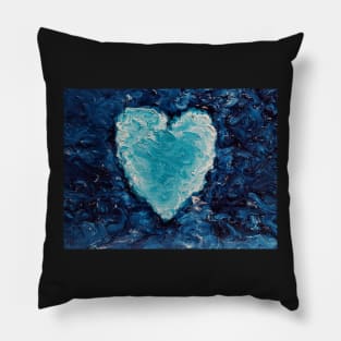 Love oil painting by Tabitha Kremesec Pillow