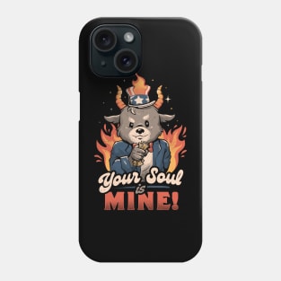 Your Soul is Mine - Funny Evil Cute Baphomet Goth Gift Phone Case