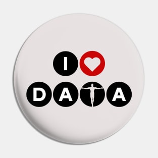 I Love data Pin