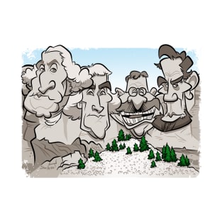 Rushmore Caricature T-Shirt