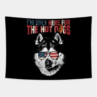 I'm only here for the hot dogs Tapestry