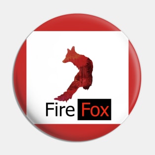 Fire Fox Pin