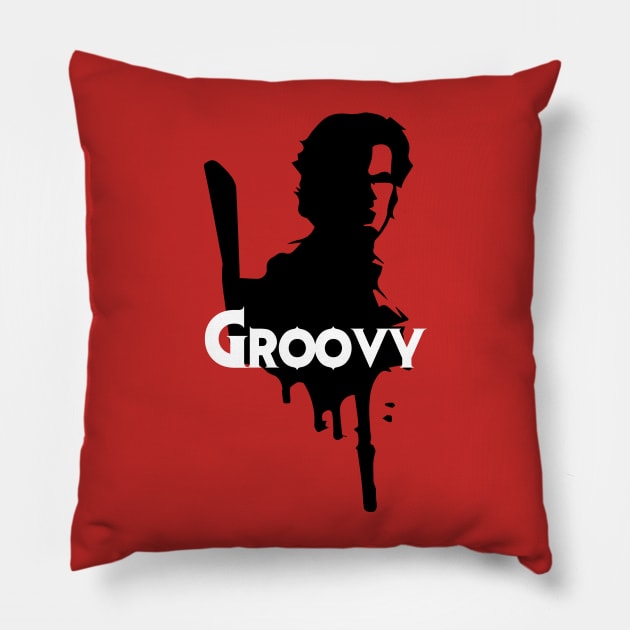 Evil Dead : Groovy Pillow by PuakeClothing