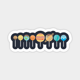 Space is Sweet- Solar System Cake Pops Magnet