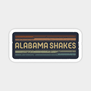 Alabama Shakes Retro Lines Magnet