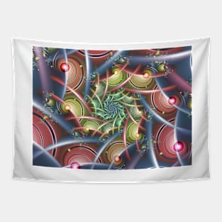 Spinning Pastel Pattern Tapestry