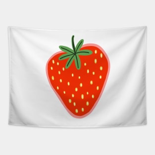 Strawberry cute illustration Tapestry