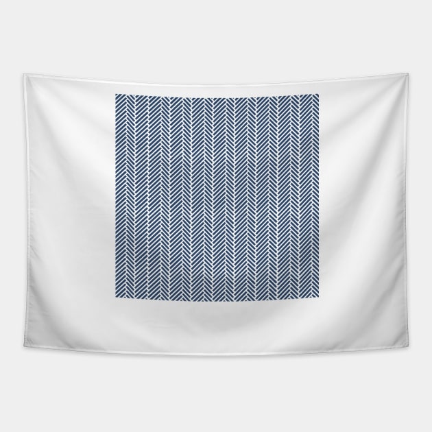 Herring Navy Blue Tapestry by ProjectM