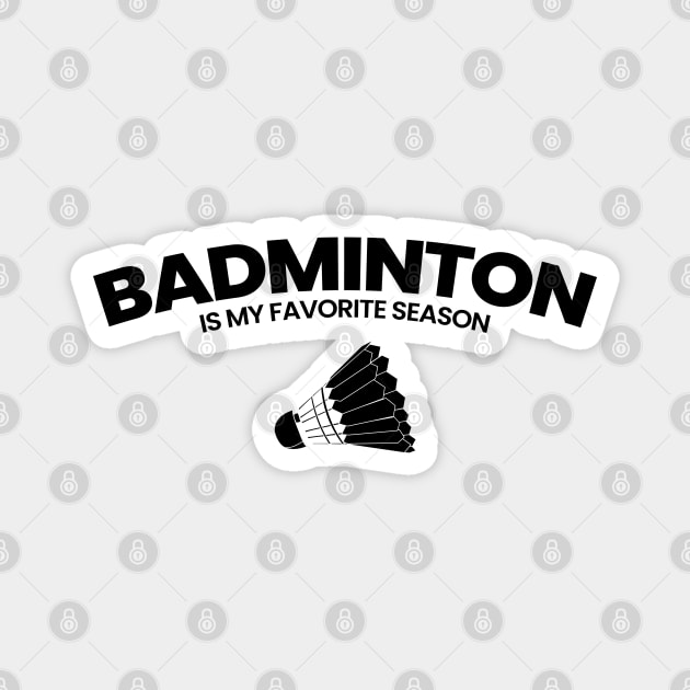 badminton Magnet by Tali Publik