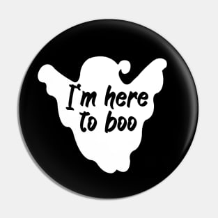 I'm here to boo Pin