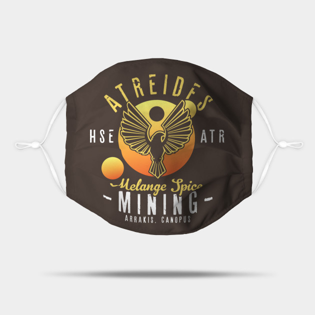 Dune Atreides Melange Spice Mining Dune Maske Teepublic De With dune 2020 coming out in a little over half a year i thought it would be fun to talk about the spice melange and some basic aspects to what it is and. teepublic