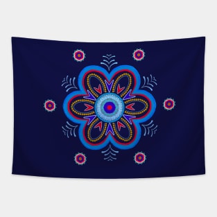 Floral Lake Tapestry