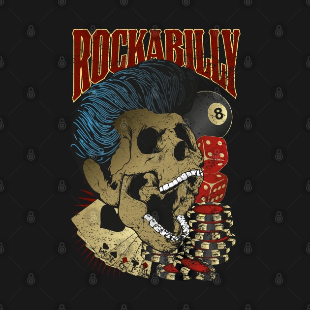 Rockabilly Skull by RockabillyM